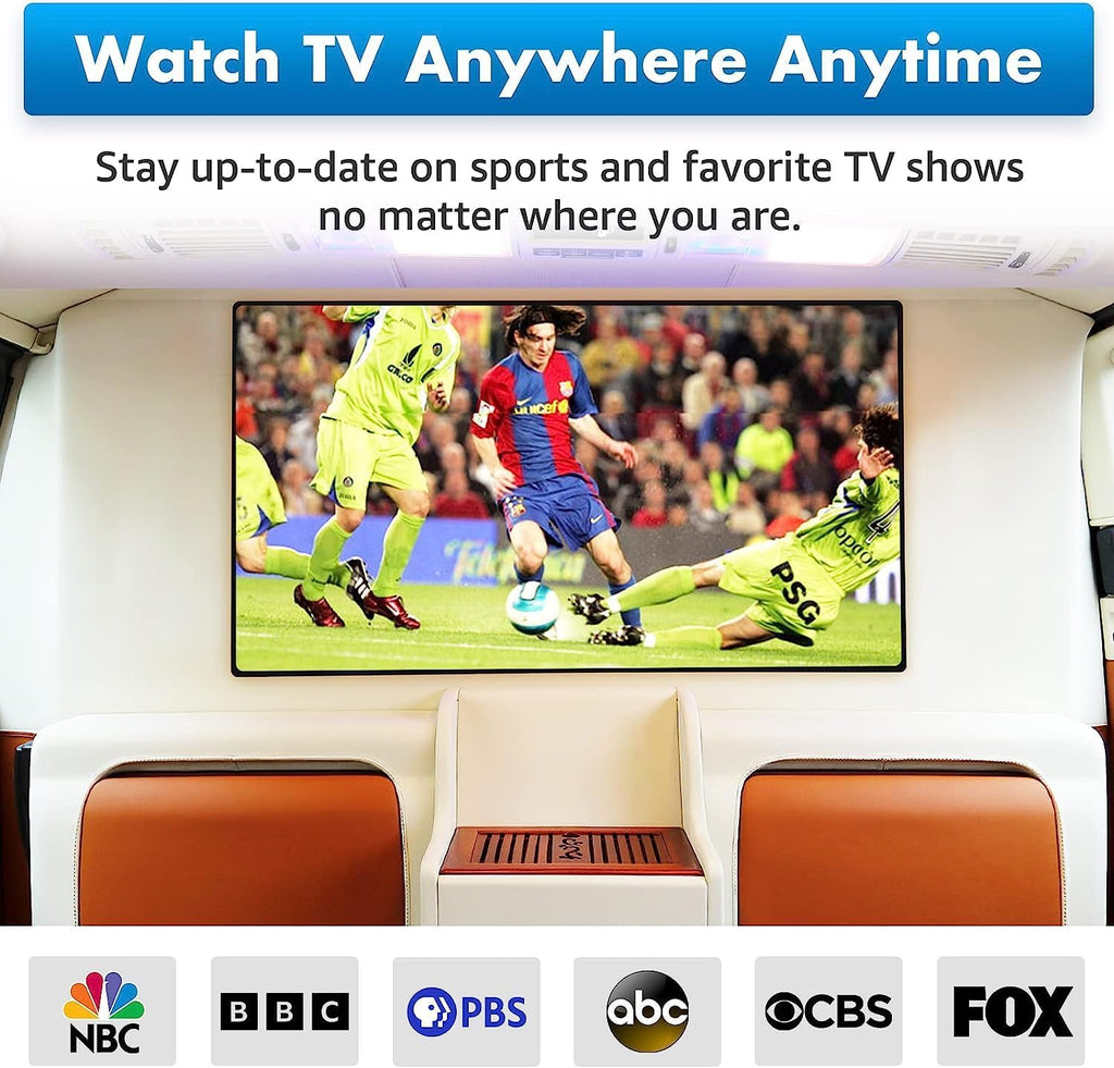 Outdoor TV Antenna 360° Omni-Directional Reception Long 100+ Miles Range 4K Ready HDTV Antenna with 32ft RG6 Coax Cable P83392