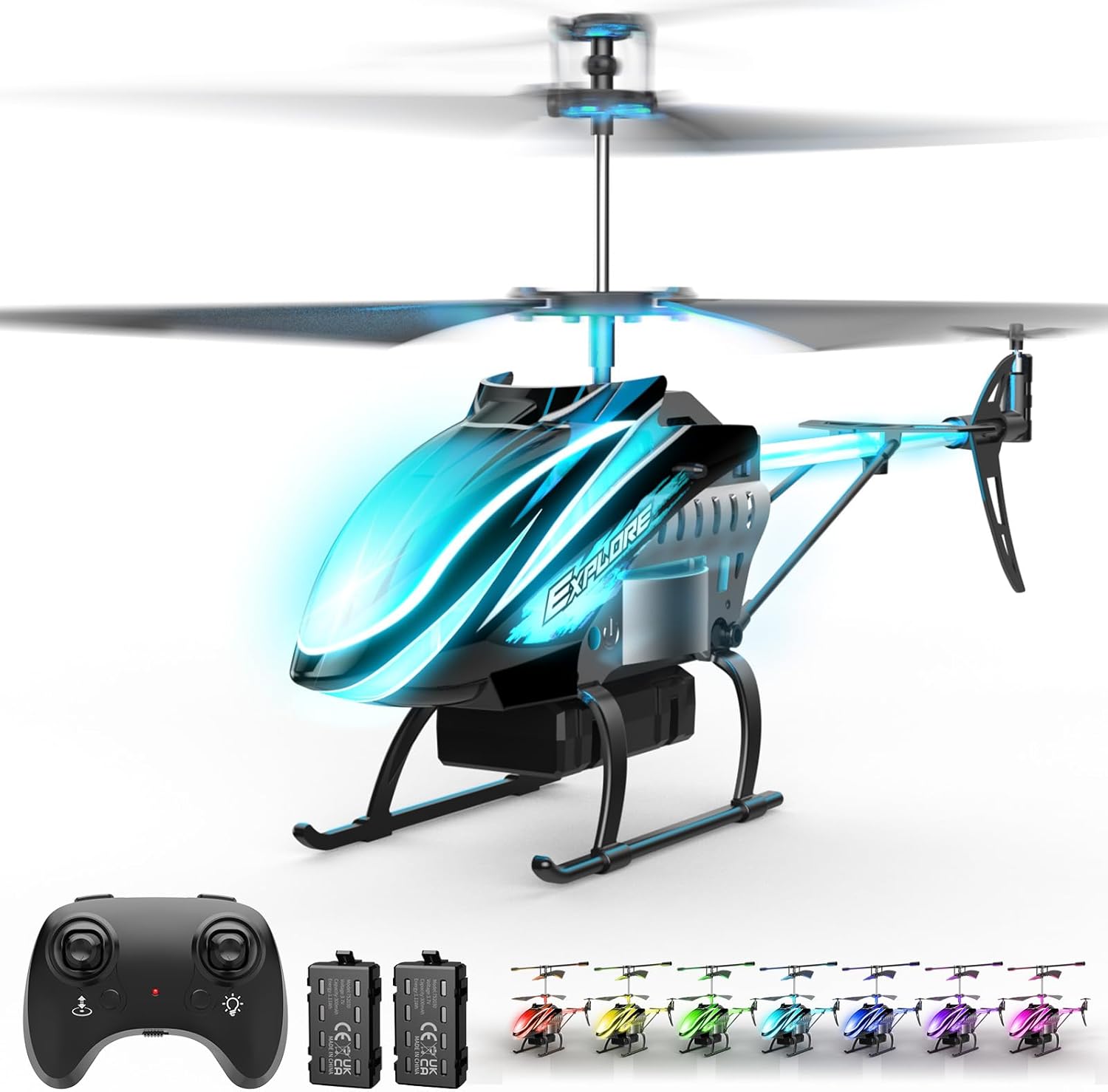 Blue 3.5 Channel RC Helicopter T7024