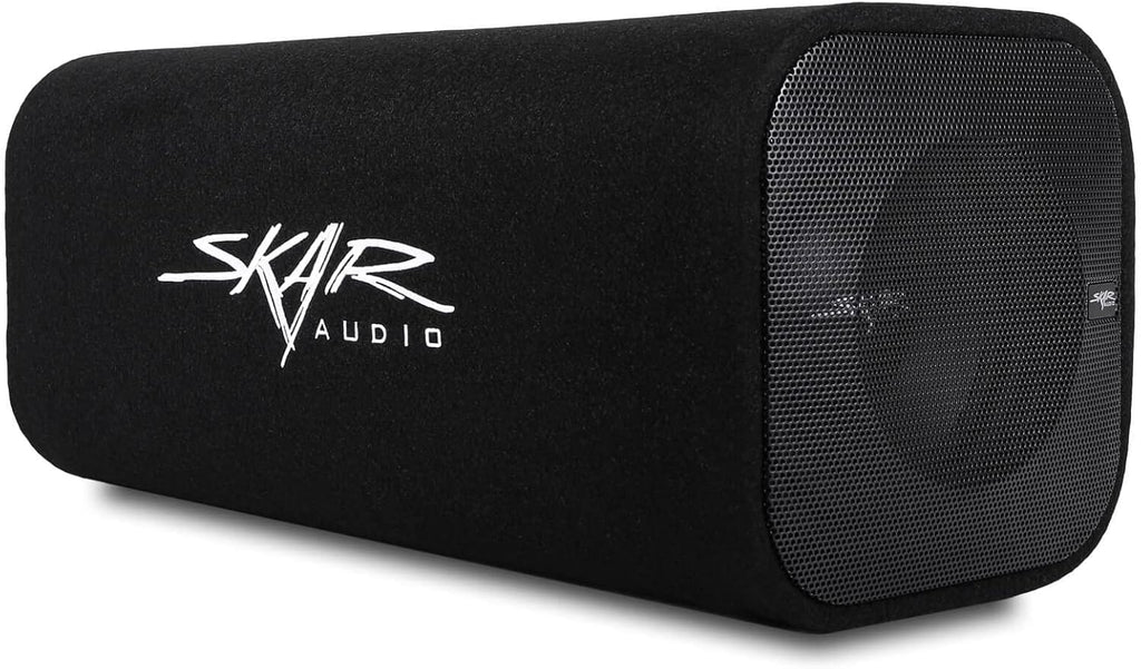 Single 8" 400 Watt Max Power Vented Subwoofer Enclosure Bass Tube R164