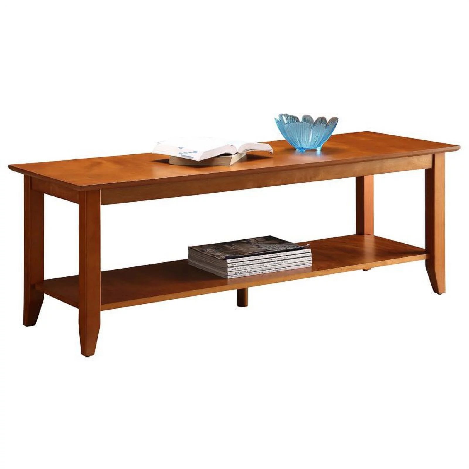 Cherry Coffee Table with Shelf J596
