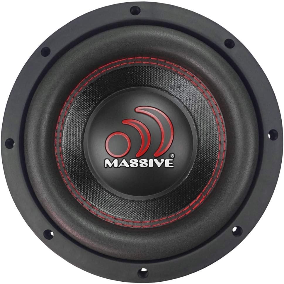 8 Inch 400 Watt RMS Dual 4 Ohm Car Audio Subwoofer H849