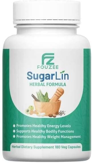 Herbal Support Supplement with Fenugreek, Turmeric, Gymnema Sylvestre, 180 Capsules F825326
