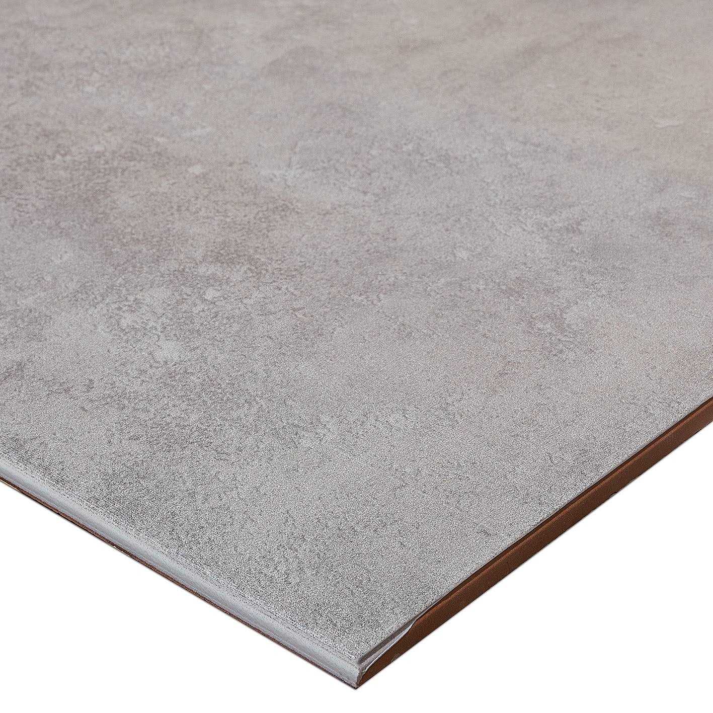 Gray 12-in x 12-in Glazed Ceramic Floor and Wall Tile P64924