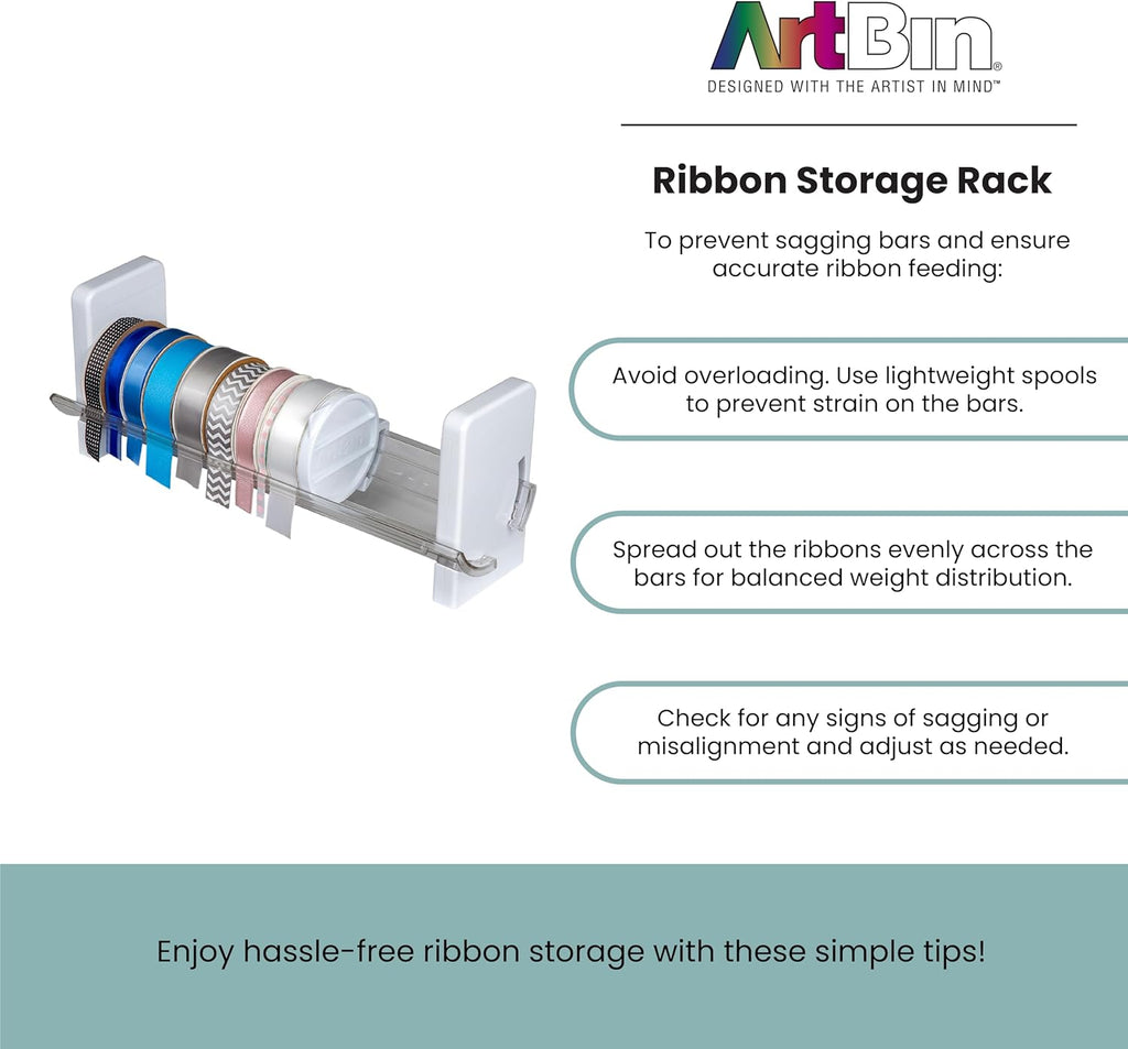 White Ribbon Storage Rack J512148