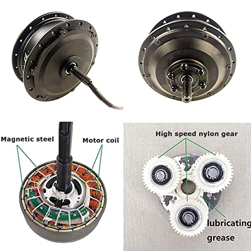 48V 350W Rear Hub Motor Ebike Conversion Kit with LCD Display Q9935