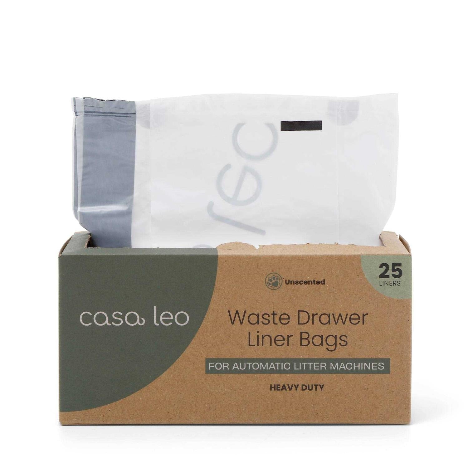 Drawstring Waste Drawer Liners for Automatic Self-Cleaning Litter Boxes B761