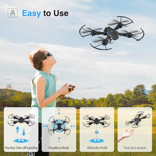 1080P Camera FPV Foldable Drone with 2 Batteries H99132