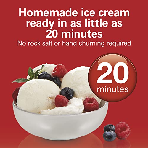 Electric Automatic Ice Cream Maker 1.5 Quart White Q158893