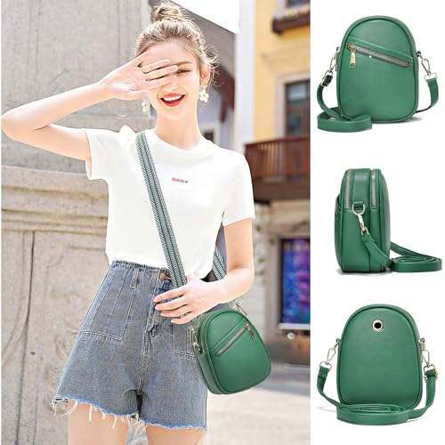 Small Crossbody Purse with 2 Bag Straps U4477