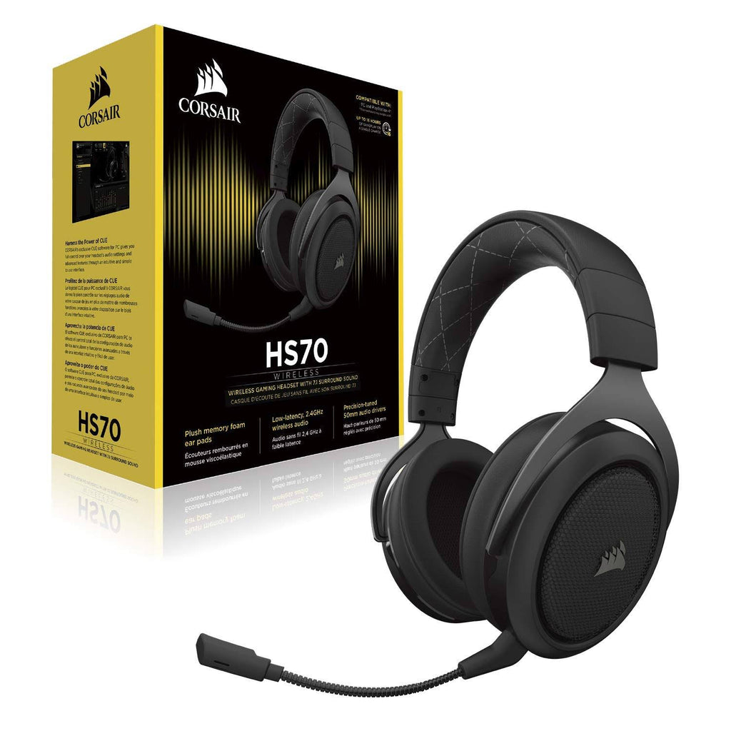 HS70 Carbon 7.1 Surround Sound Gaming Headset D664