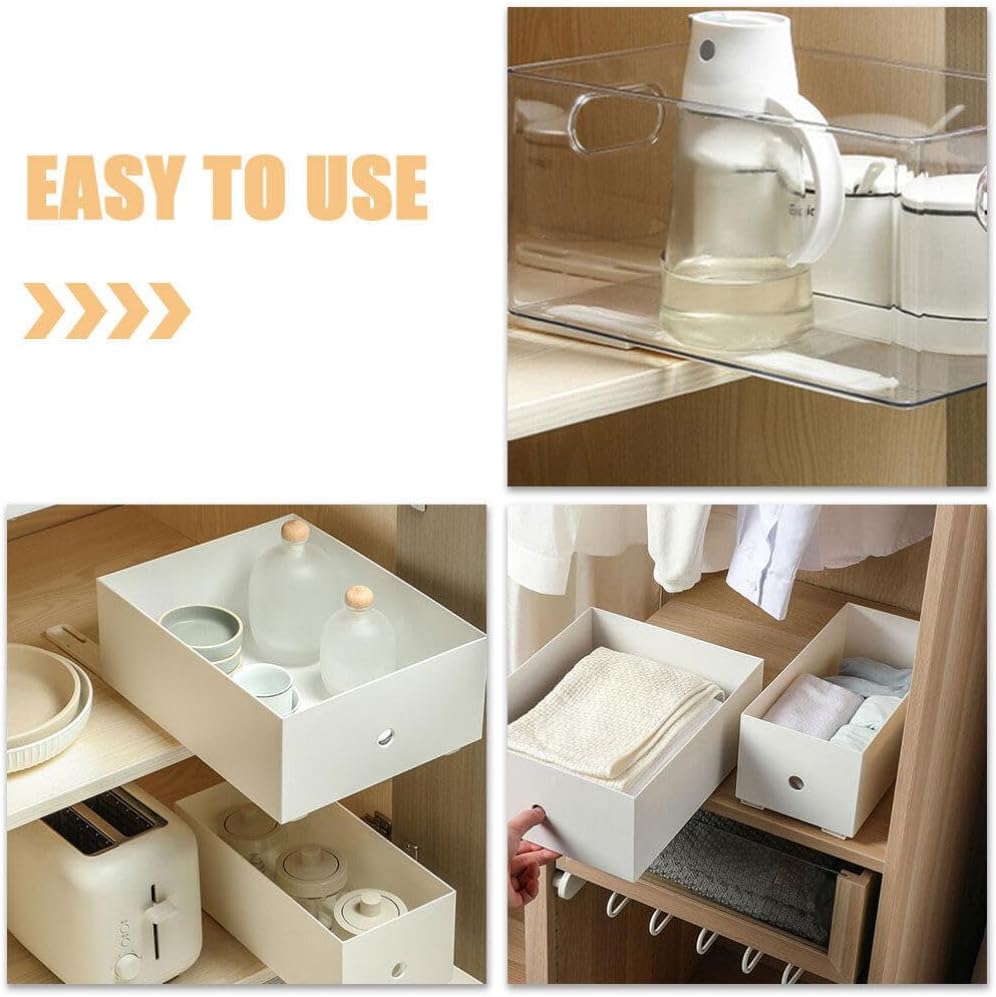 4Pcs Screw-On Plastic Drawer Slides P80730