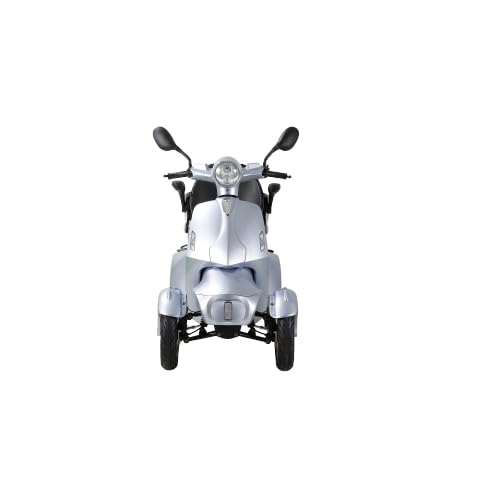 Pink Fat Tire Electric Mobility Scooter with LED Headlights and Basket S774