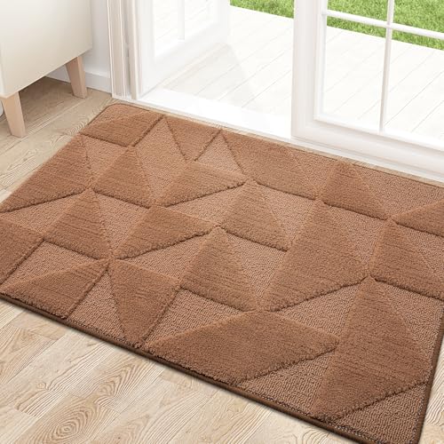 Non-Slip Absorbent Washable Door Mat (59x36 inches, Black) I77972
