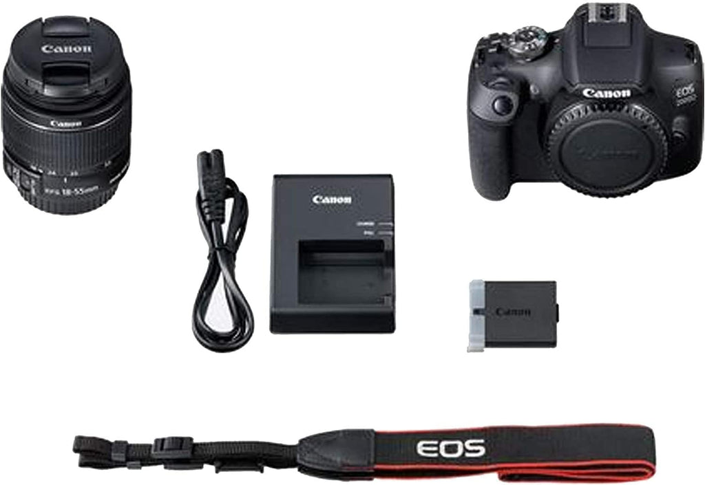 DSLR Camera with 18-55mm Zoom Lens + 32GB Memory Card + Case F9611