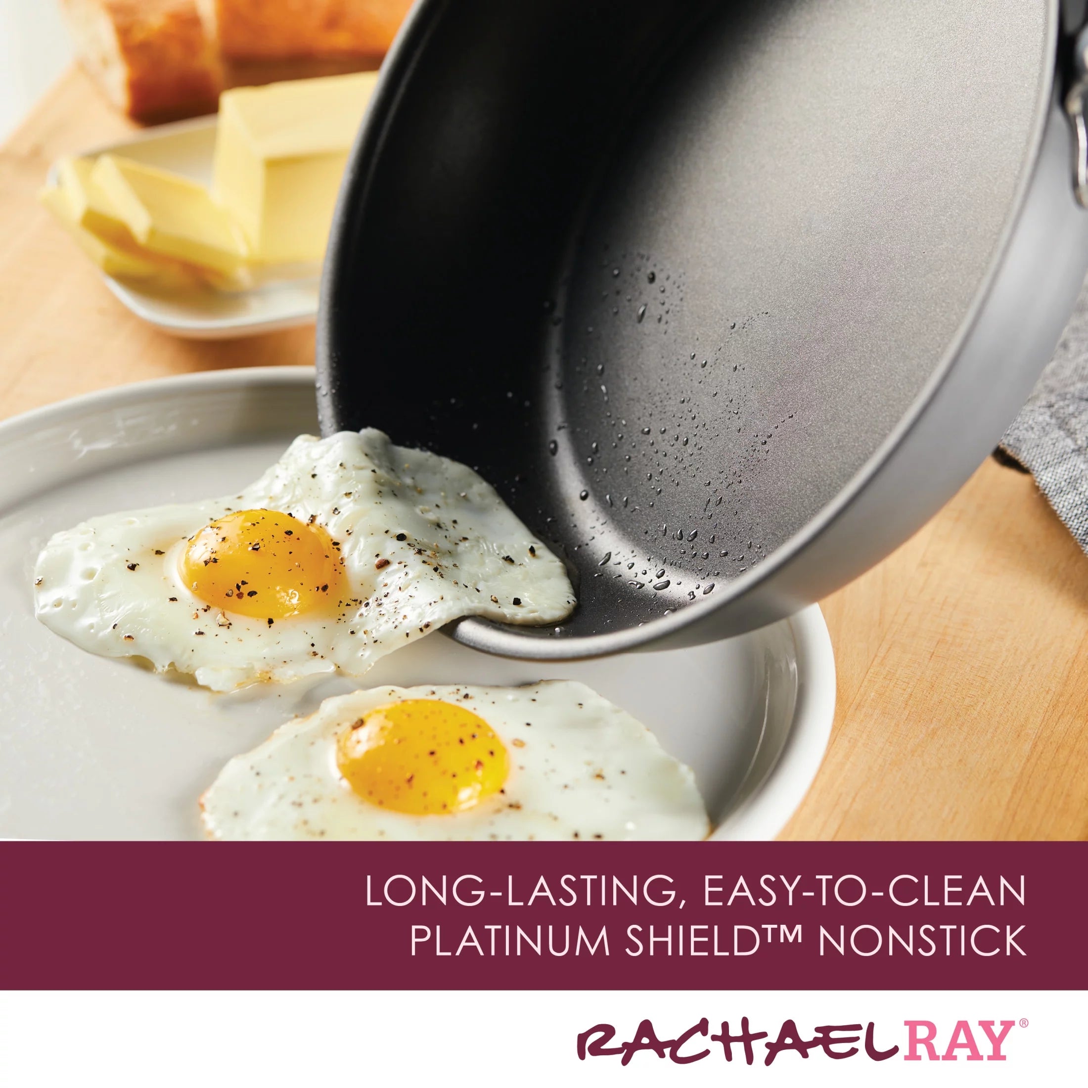 11 Piece Nonstick Pots and Pans Set, Burgundy Handles W751