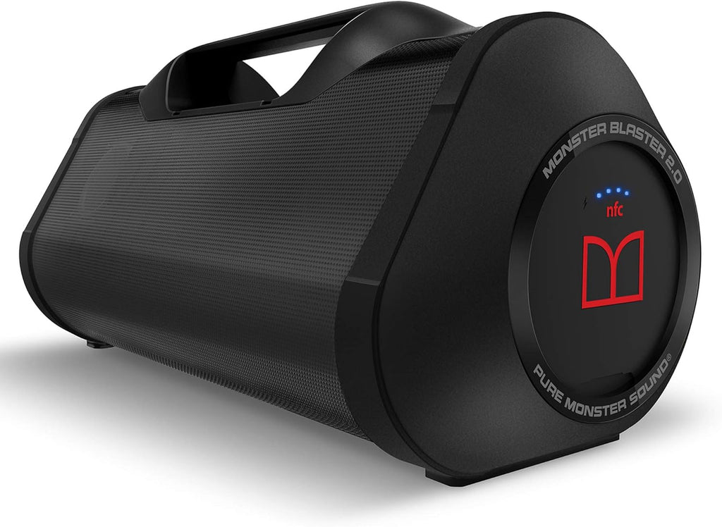 Red Portable Wireless Bluetooth Speaker, 120W Rechargeable, IPX5 Water Resistant L4719