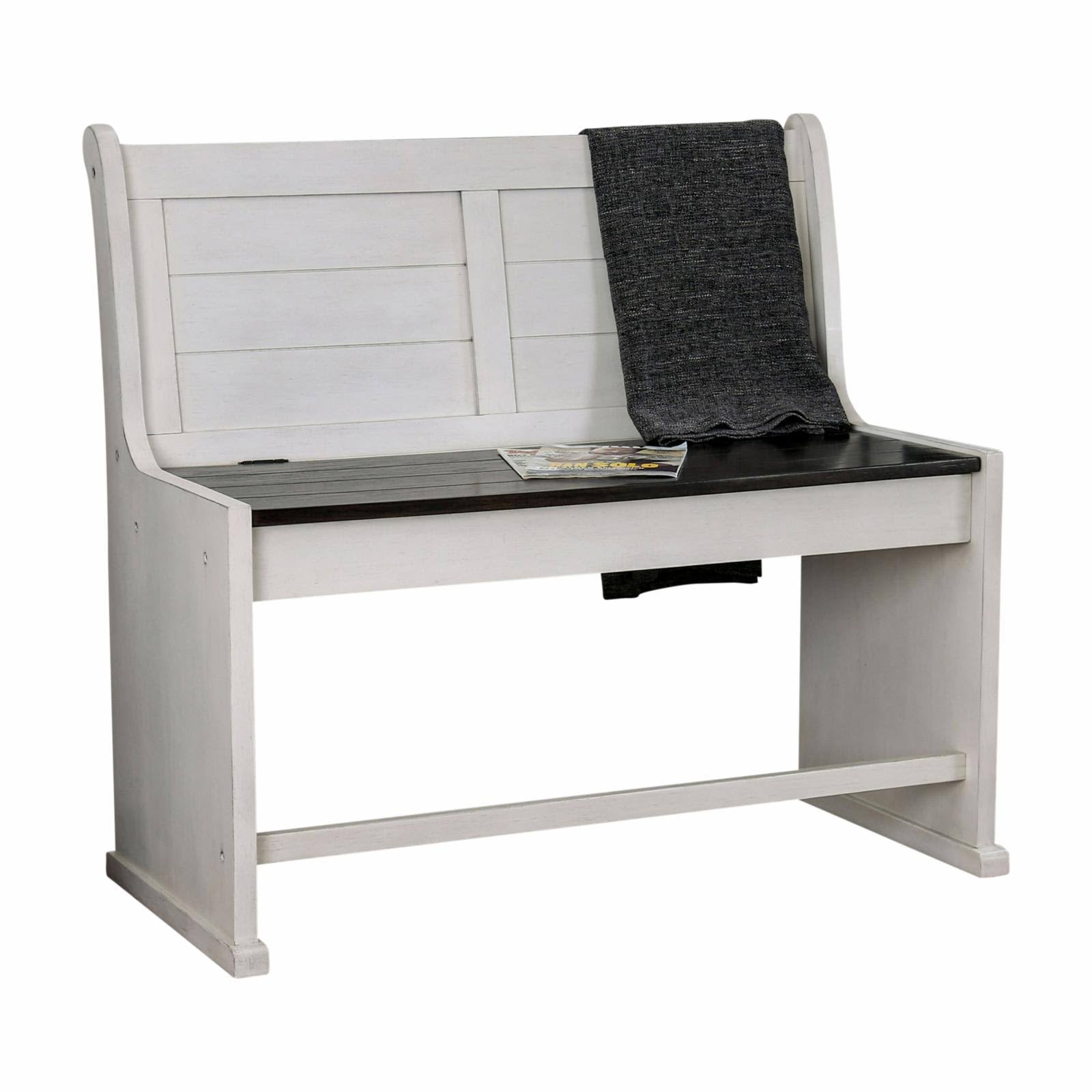 Counter Height Storage Loveseat Dining Bench J502