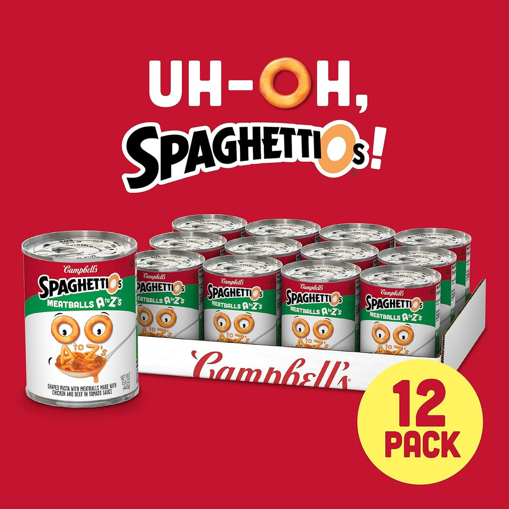15.6 oz Canned Pasta with Meatballs (Pack of 12) O127
