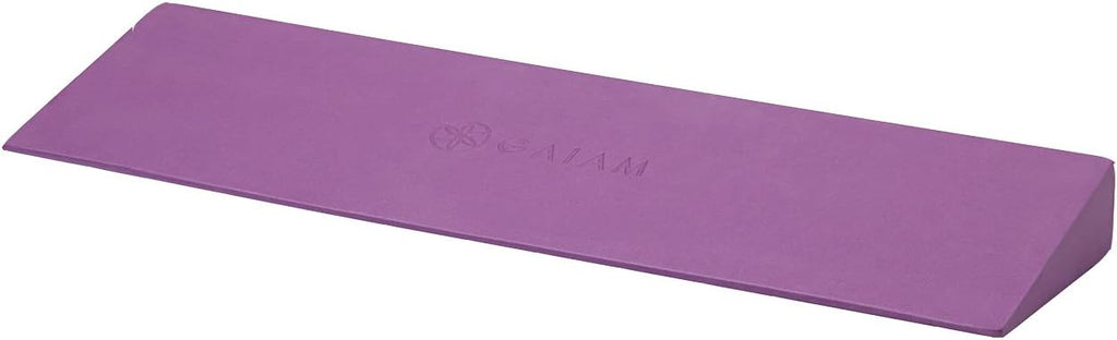 Lightweight EVA Foam Yoga Wedge Block, Deep Purple, 20" L x 6" W x 2" H G714