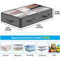 8 Pack Under Bed Storage Containers, 90L Collapsible Closet Organizers D95471