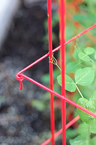 Expandable Pea Trellis, Powder-Coated Steel, 9'-3" L x 64" H E779