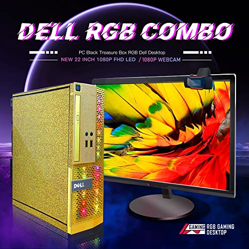 RGB Gaming Desktop PC, Intel Core i5, 16GB RAM, 512GB SSD, 24 Inch Monitor Z53983