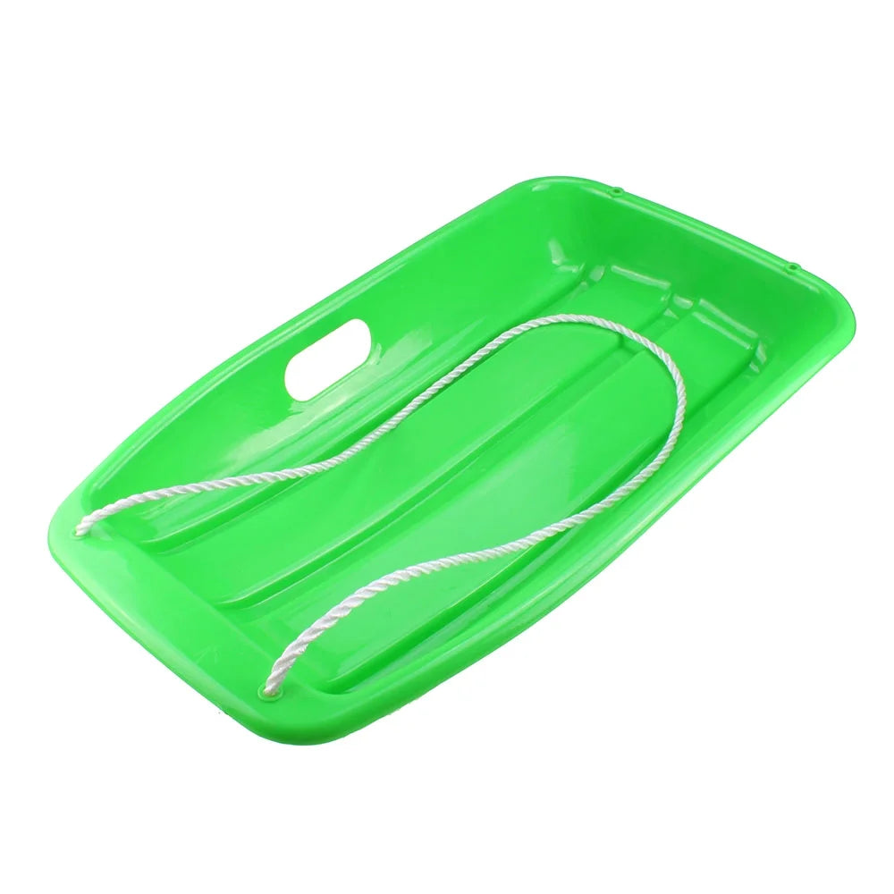 Green Plastic Snow Sled, 25.6*14.2*4.3 inch F212140