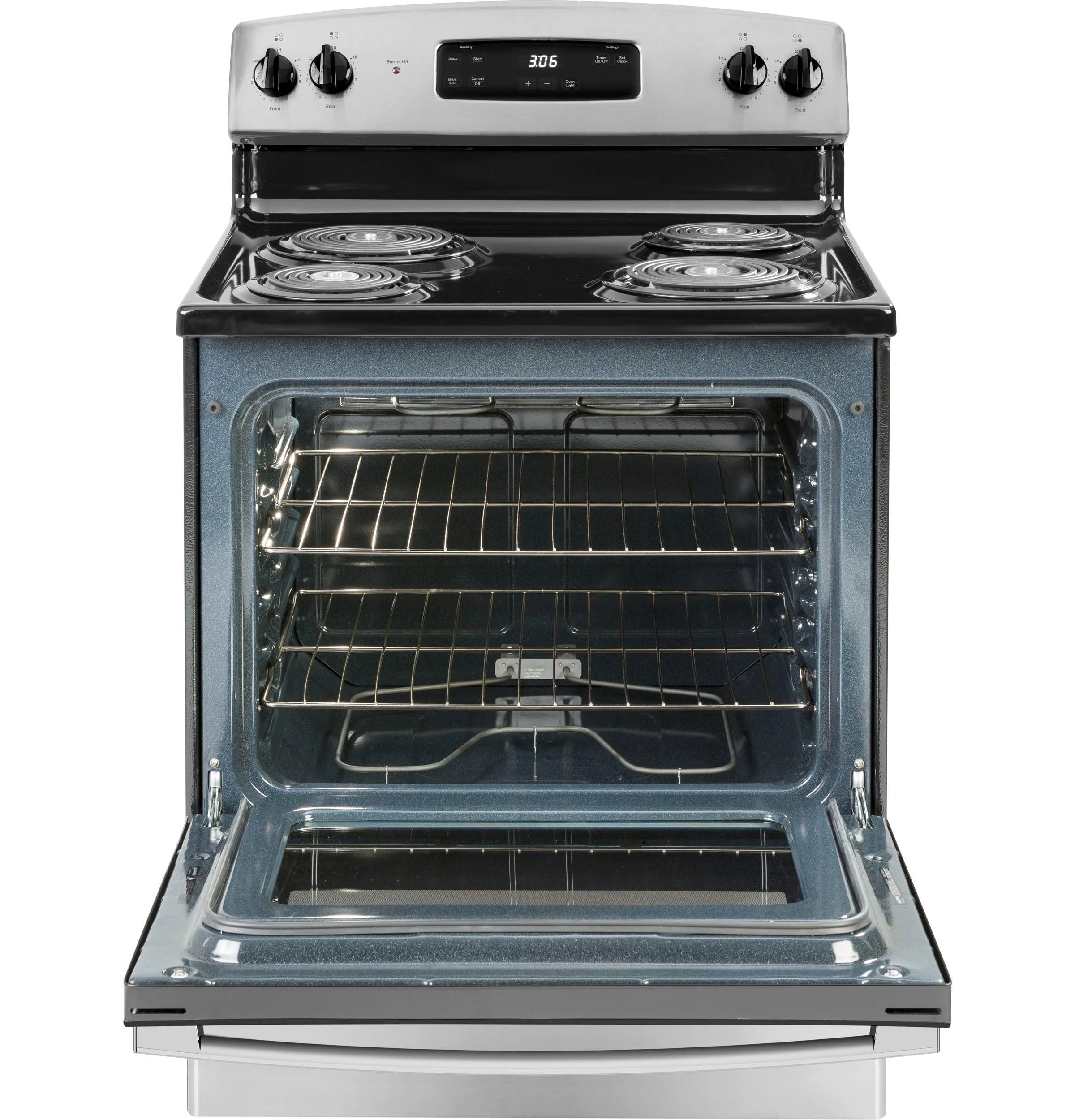 30" Freestanding Coil Electric Range Stainless Steel V82319