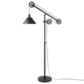 Blackened Bronze Floor Lamp with Pulley System S8576