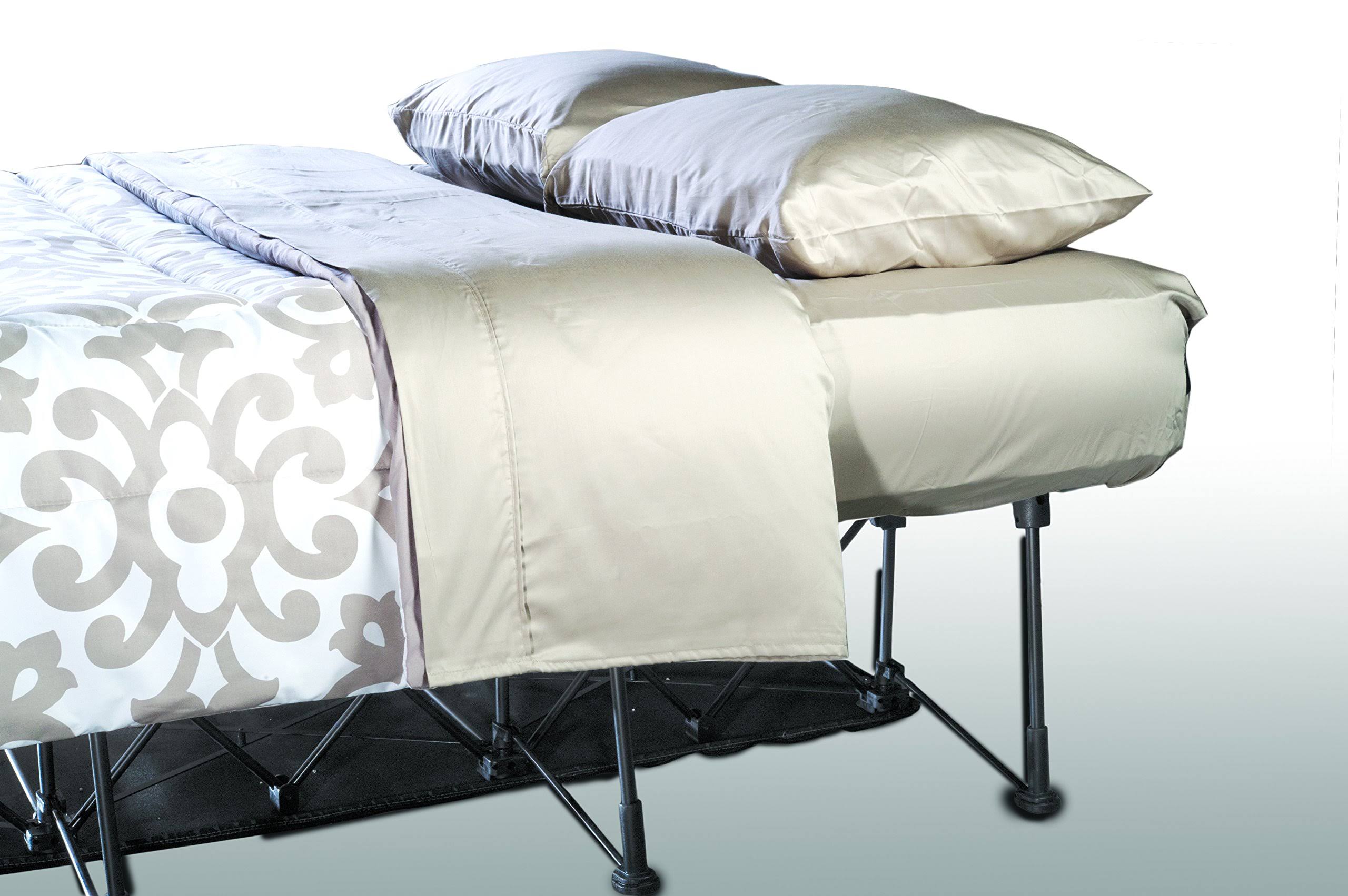 Queen Air Mattress with Frame and Rolling Case O22831