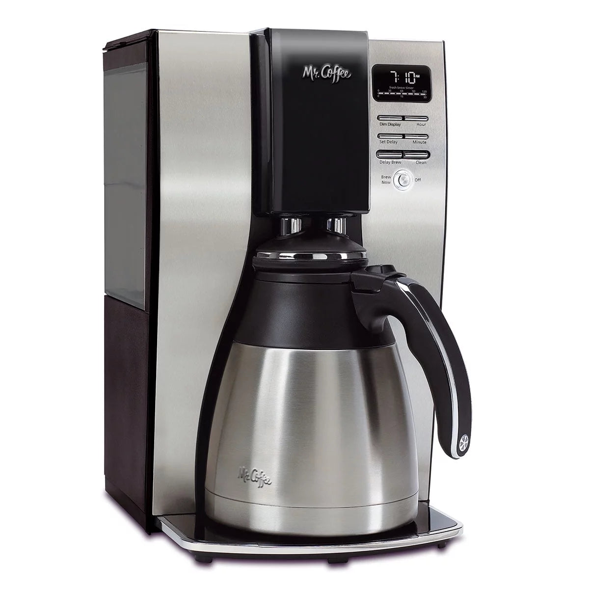 10-Cup Thermal Programmable Coffeemaker Black/Brushed Silver R2642