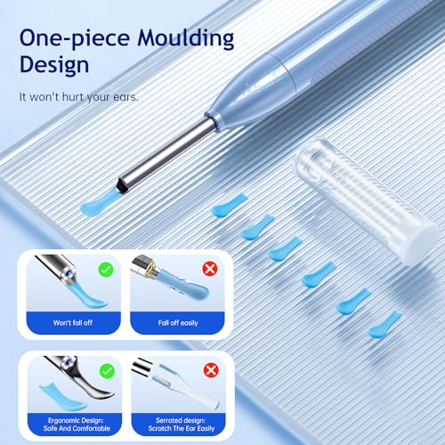 Electric Ear Wax Removal Tool with 1920 HD Camera and 6 LED Lights E7750