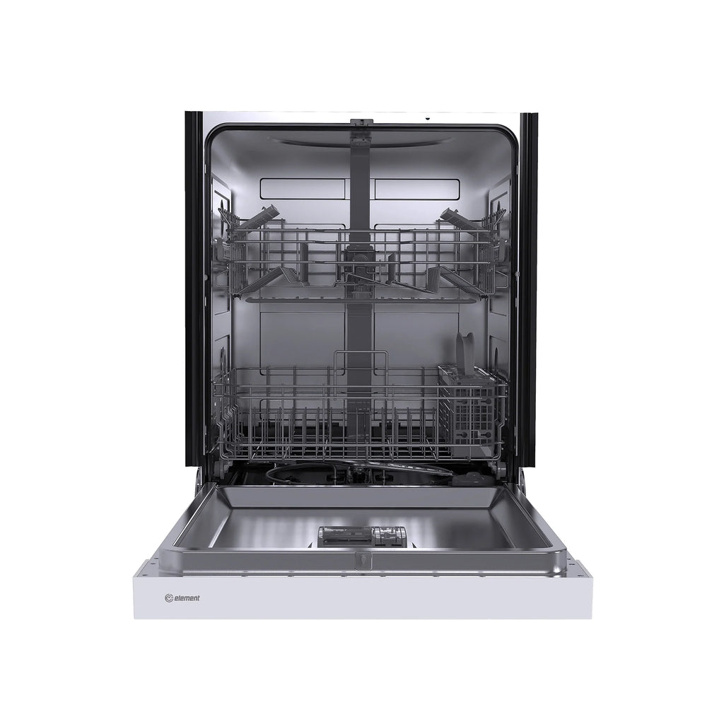 24" Front Control Built-in Dishwasher White H6302