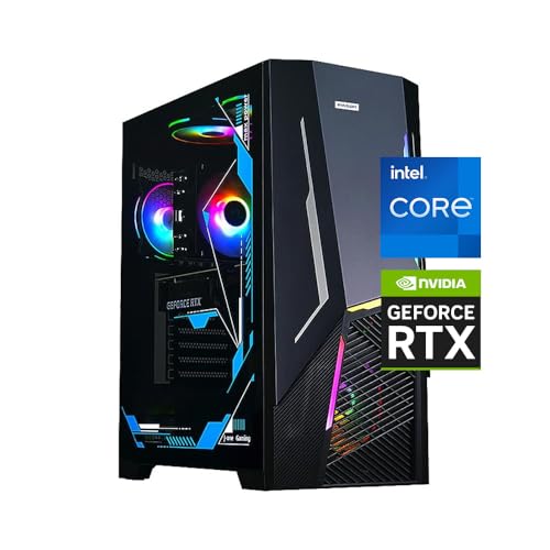 Intel Core i5 12400F 2.5 GHz NVIDIA RTX 3060 1TB NVME SSD 16GB DDR4 RAM 3200 650W PSU Bluetooth Wi-Fi 6 Windows 11 Home 64-bit Desktop J41500