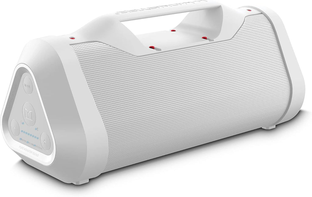Red Portable Wireless Bluetooth Speaker, 120W Rechargeable, IPX5 Water Resistant L4719
