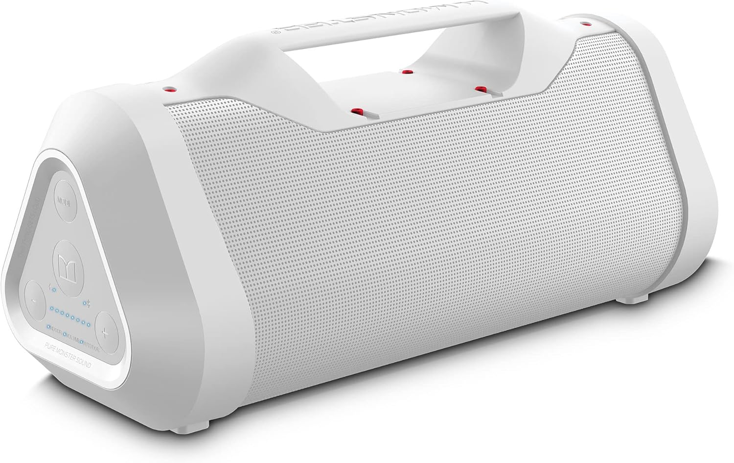 Red Portable Wireless Bluetooth Speaker, 120W Rechargeable, IPX5 Water Resistant L4719