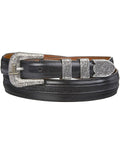 Black Tapered Goat Belt R511