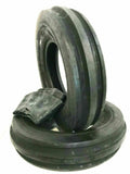 Two 750-16 Heavy Duty Tractor Tires with Tubes T809