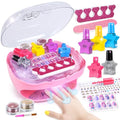 Nail Polish Kit with Pink Nail Dryer E69280