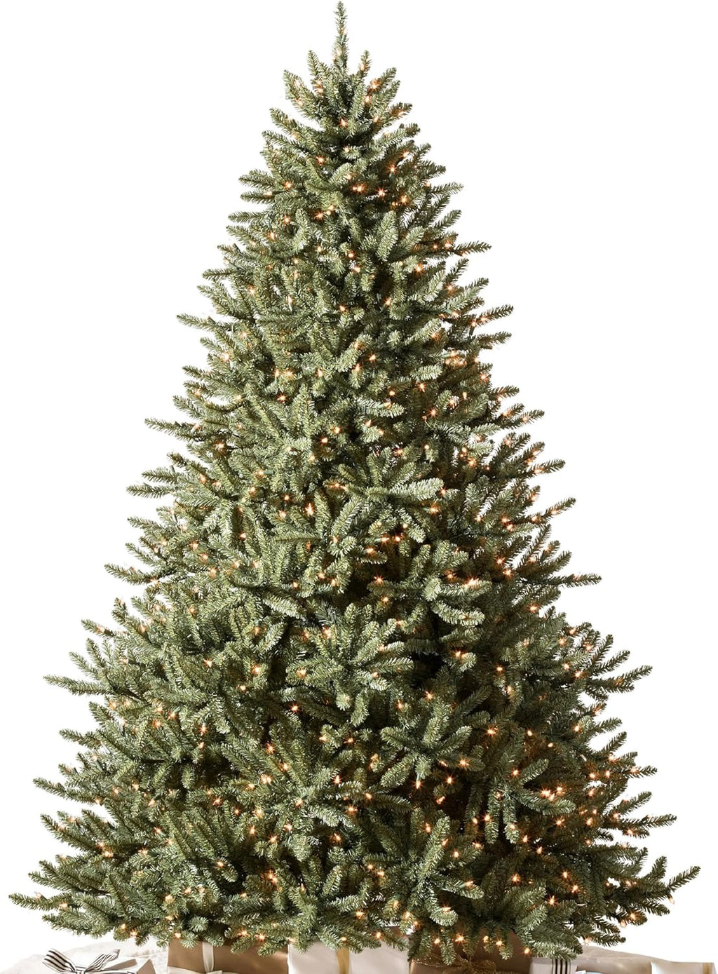 7.5ft Pre-Lit Artificial Christmas Tree with 1000 Clear Incandescent Lights D78056