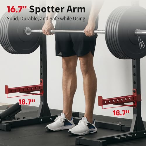 Adjustable Squat Rack with Pull-Up Bar U5134