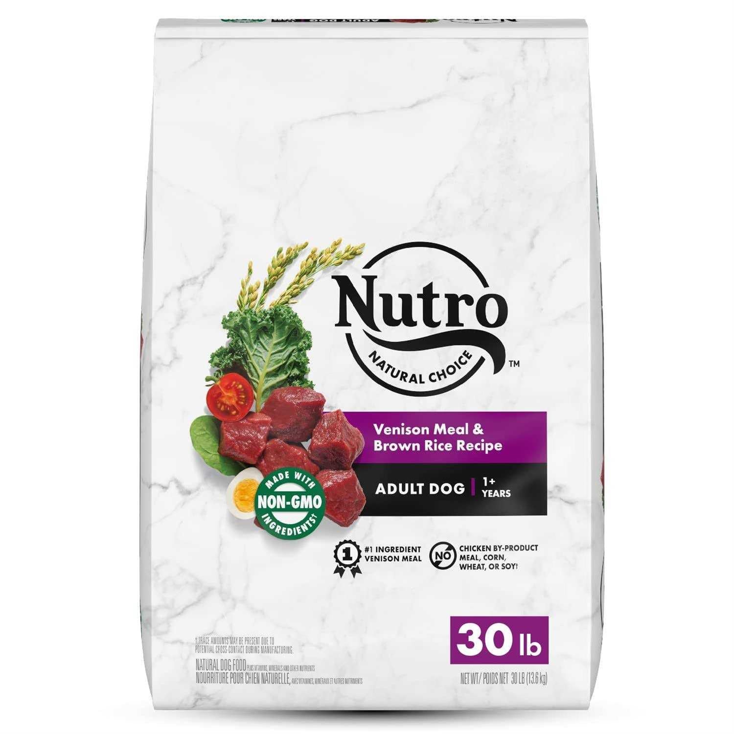 Adult Venison Meal & Brown Rice Recipe Dry Dog Food T320190