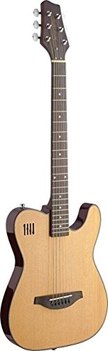 Solid Body Electric Folk Guitar with Cutaway E83284