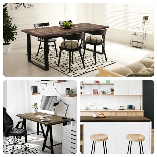 Walnut Solid Wood Butcher Block Countertop, 3ft L x 25"W x 1.5in Thick T185086