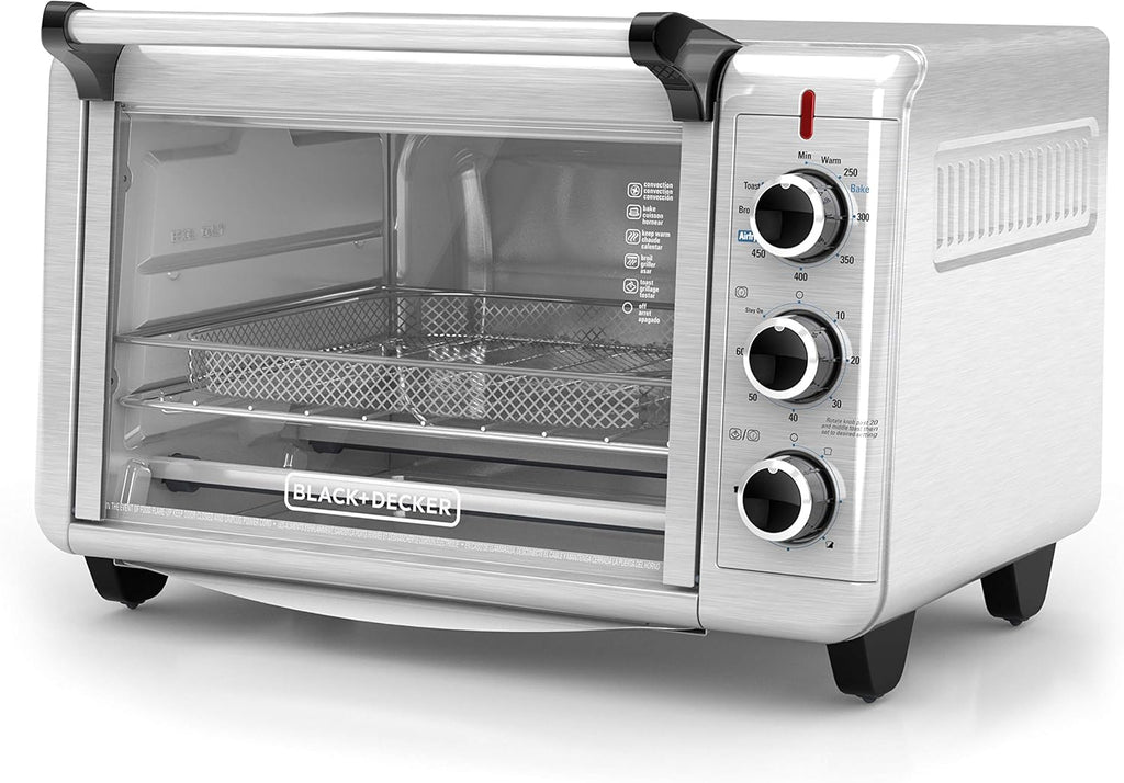 6-Slice Air Fry Toaster Oven, Stainless Steel Y953