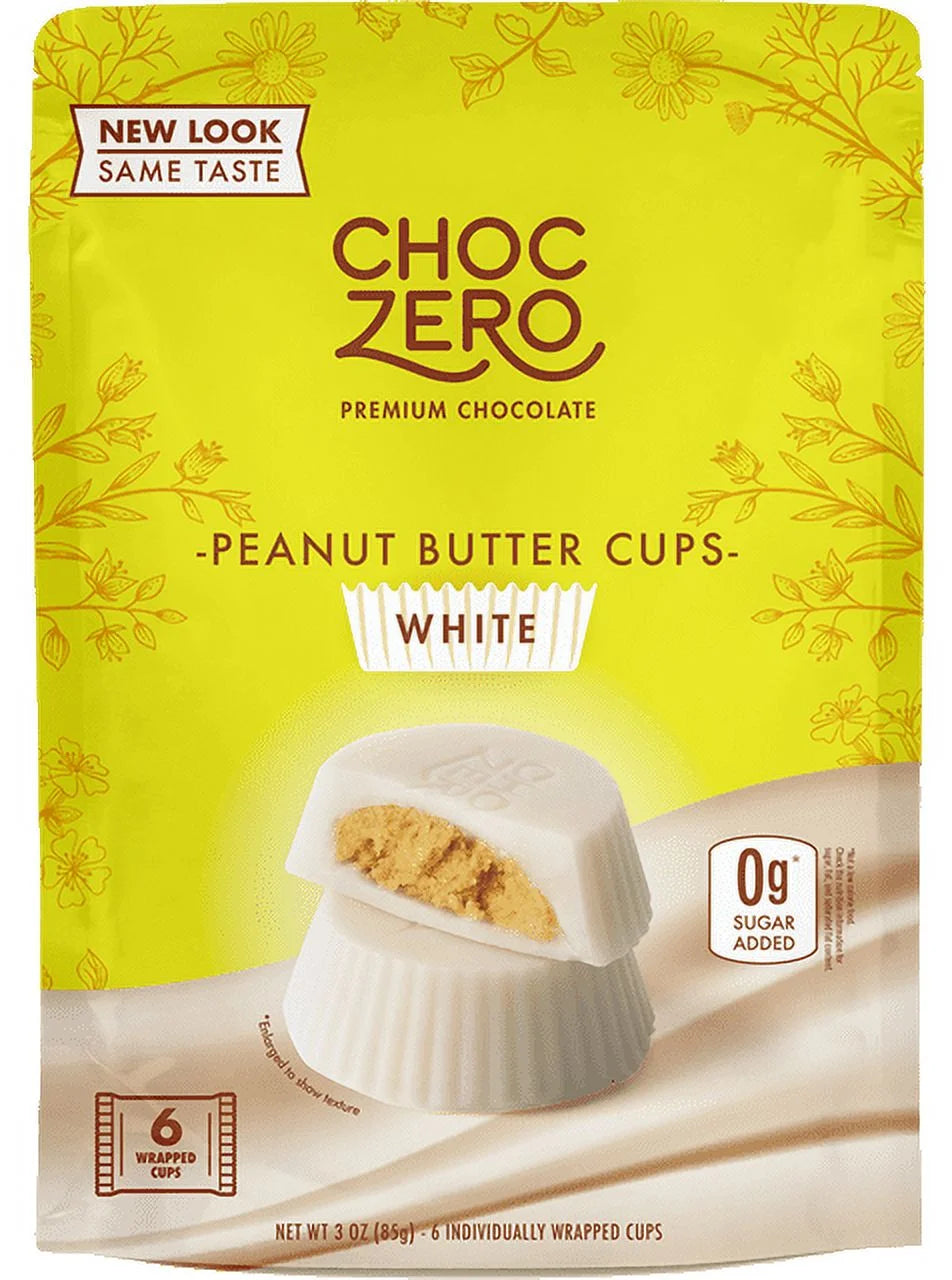 White Chocolate Peanut Butter Cups, 3 oz Pack of 4 X174