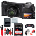 Black Digital Camera with 64GB Card, Card Reader, Soft Bag, Flex Tripod, Hand Strap F254114