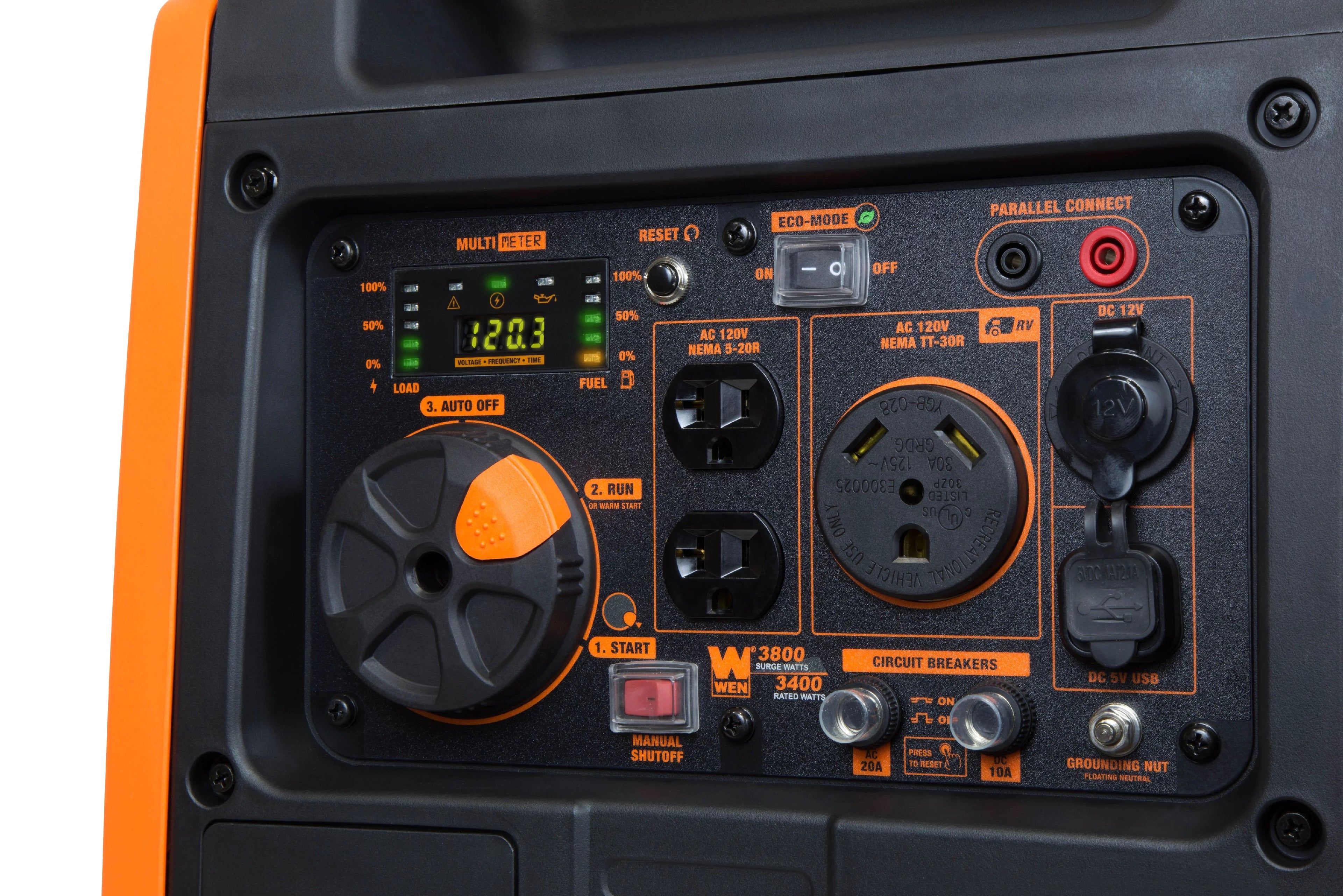 3800-Watt Portable Inverter Generator with Electric Start Q80853