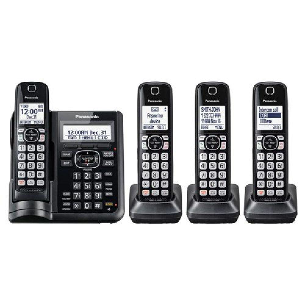 4 Handset Cordless Phone with Answering Machine W131