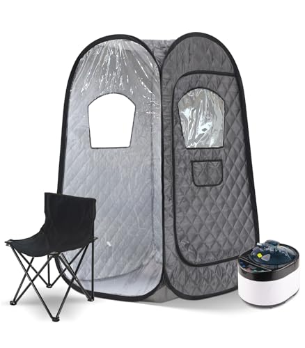 2 Person Sauna Tent with 2 Folding Chairs S64472